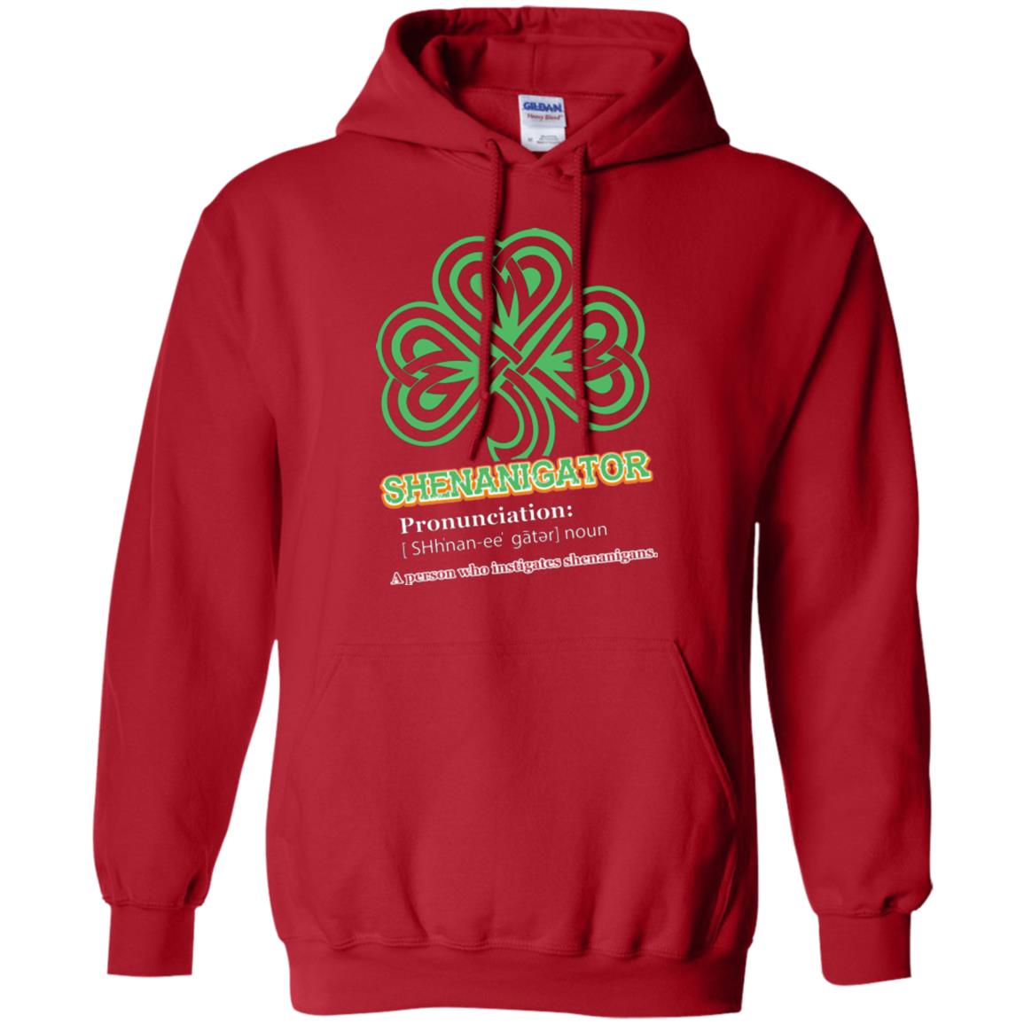 Saint Patrick's Day T-shirt Shenanigator A Person Who Instigates Shenanigans Red