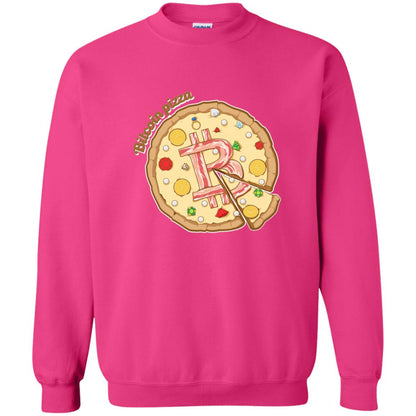 Funny Bitcoin Pizza T-shirt Crypto Currency Heliconia