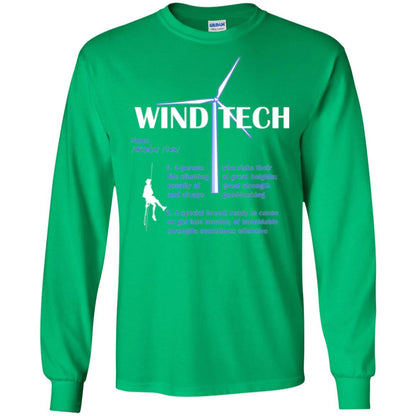 Wind Tech Definition T-shirt Irish Green