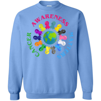 All Cancer Ribbons For All Cancer Awareness T-shirt Carolina Blue