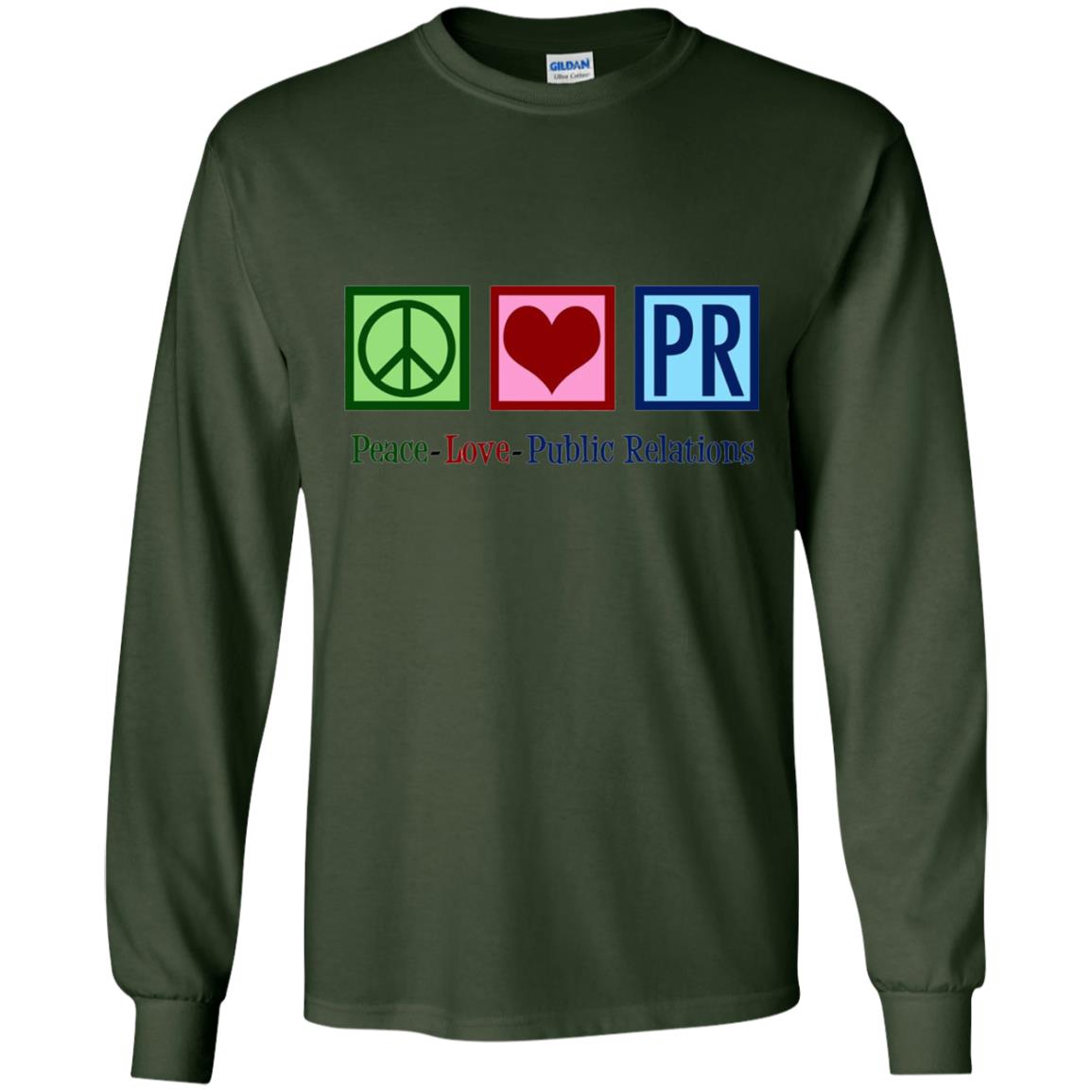 Cool Pr Public Relations T-shirt Forest Green