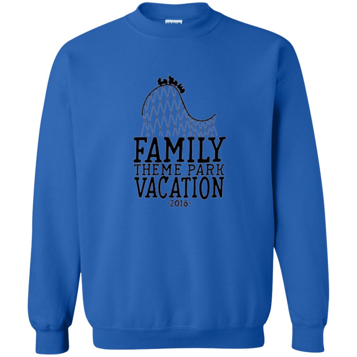 Family T-shirt Vacation 2018 Theme Park Roller Coaster Royal