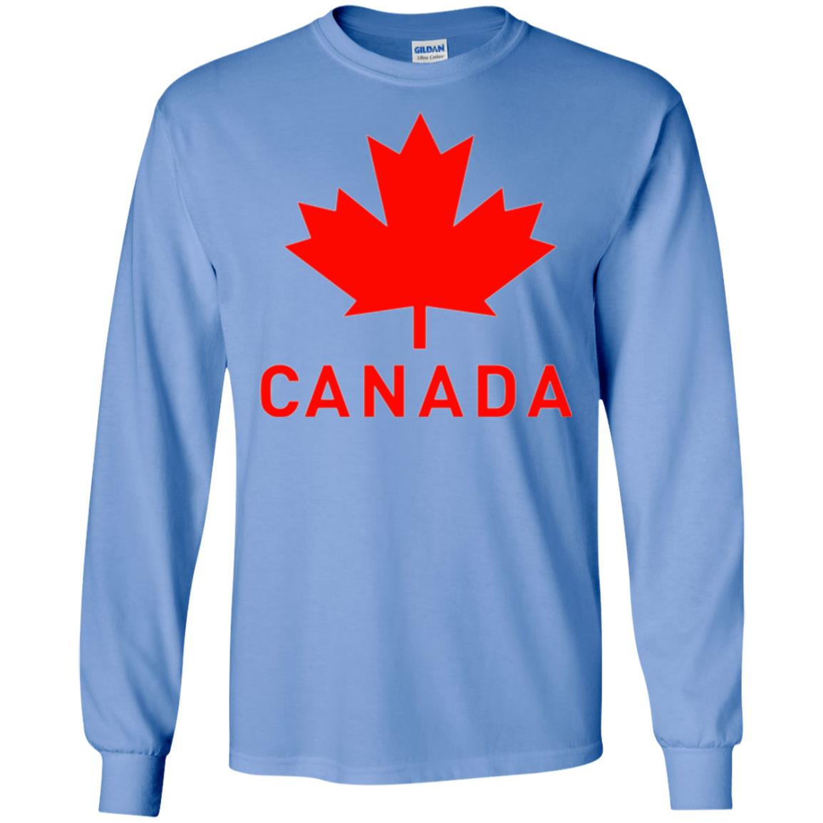 Canada Flag T-shirt Vintage Canada Flag Eh Team Carolina Blue