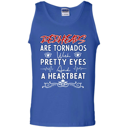 Redheads Are Tornados With Pretty Eyes And A Heartbeat Shirt Royal