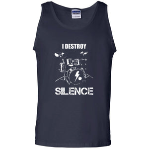 Drummer T-shirt I Destroy Silence