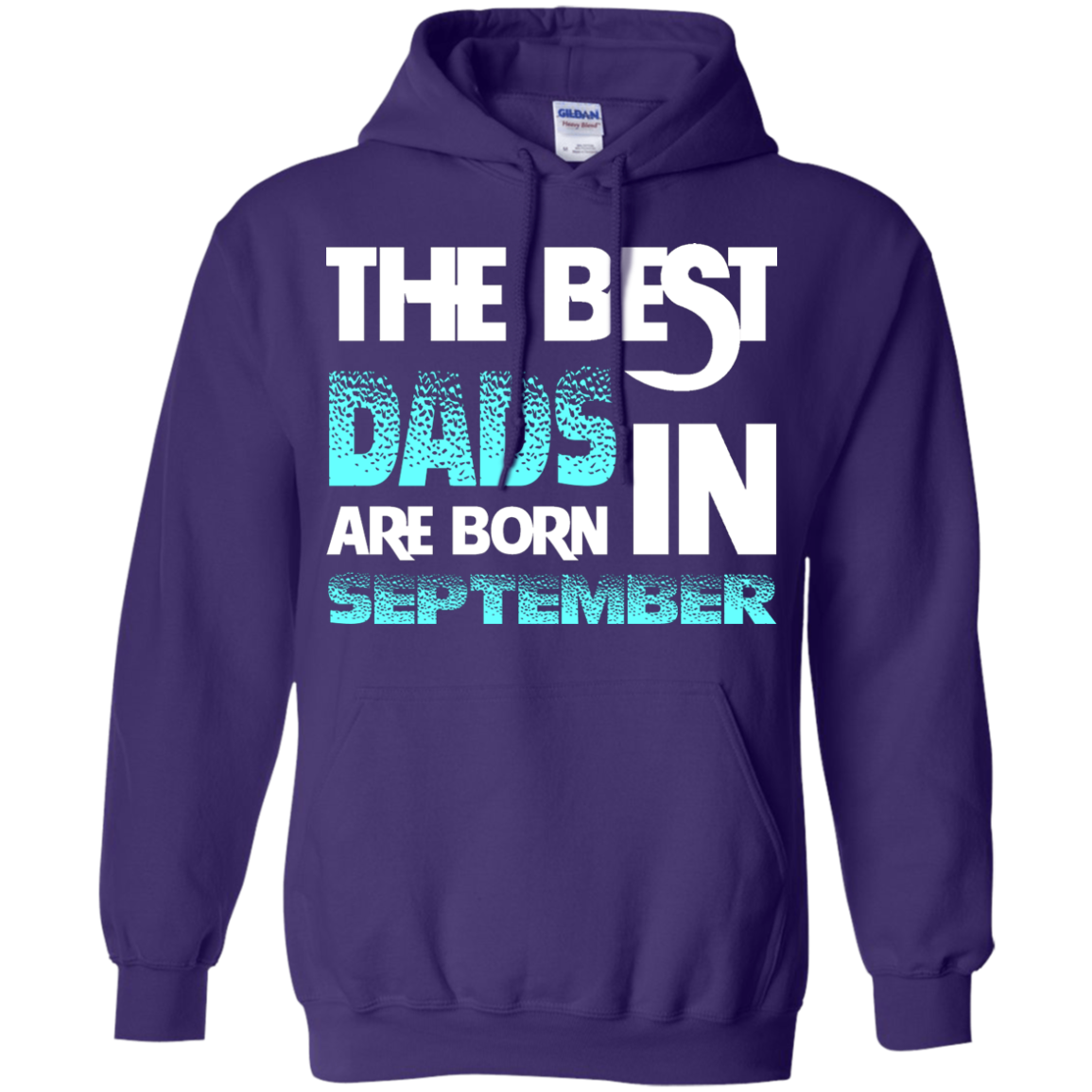 Daddy T-shirt The Best Dads Are Born In September Purple
