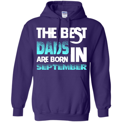 Daddy T-shirt The Best Dads Are Born In September Purple