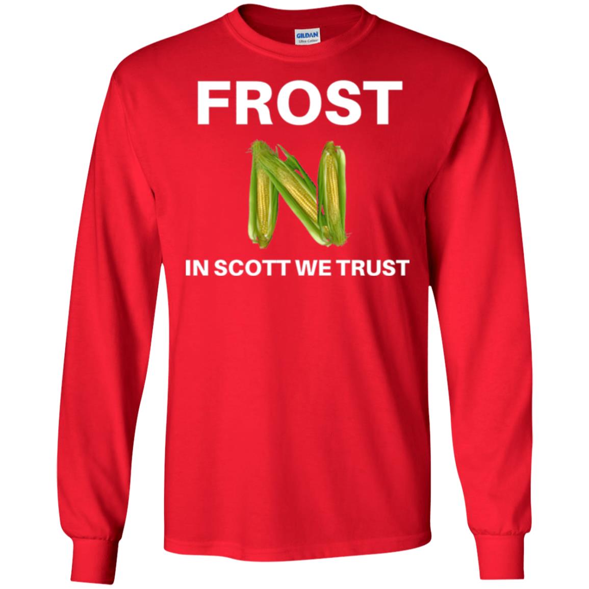 Frost Scott We Trust Nebraska Football Coach T-shirt Red