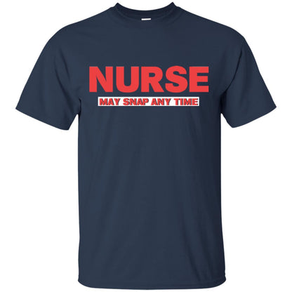 Nurse May Snap Any Time T-shirt Navy