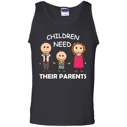 Children Need Their Parents End Separation Family Shirt Black