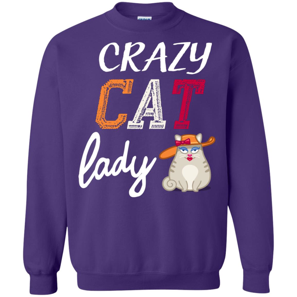 Crazy Cat Lady Chicken Shirt For Girls Womens Purple