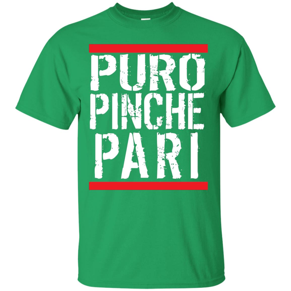 Puro Pinche Pari Party Funny Mexican T-shirt Irish Green