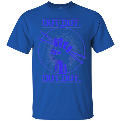 Drum Lovers T-shirt Dut Marching Band Royal