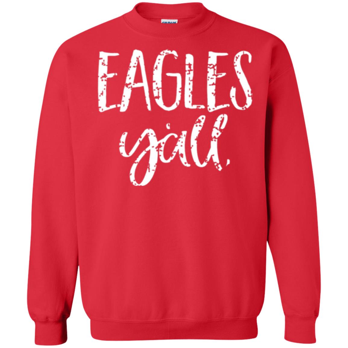 Eagles Y_all Flying Eagles T-shirt Red