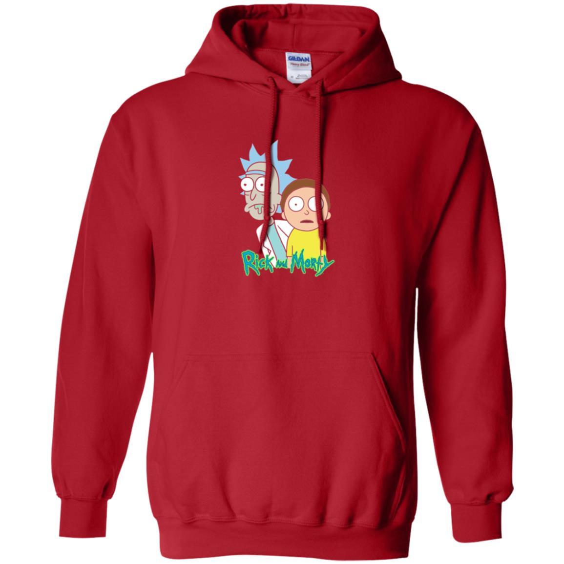 Film T-shirt Rick And Morty Stunned Red
