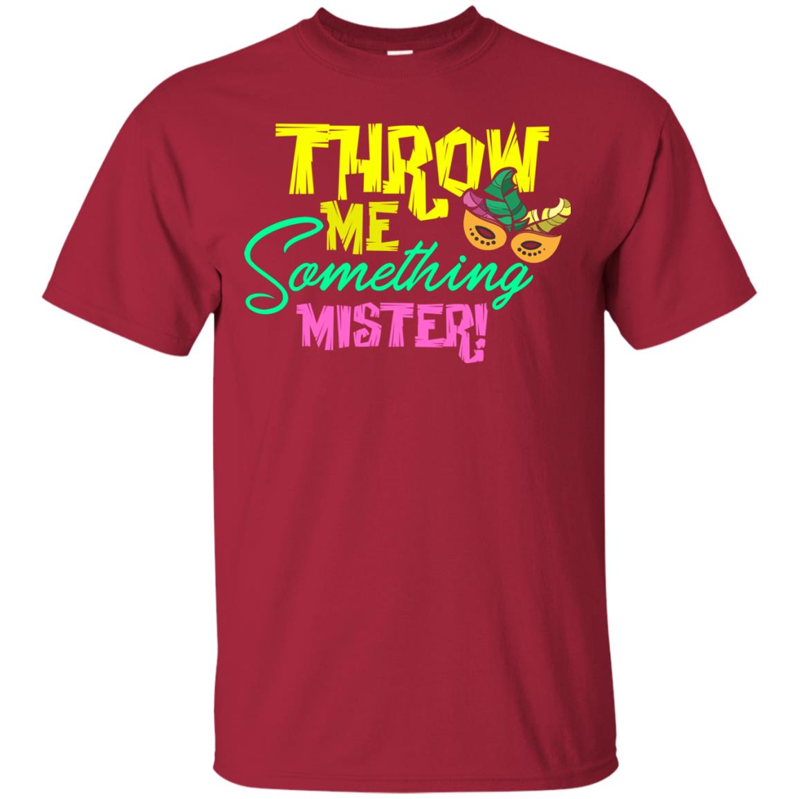 Mardi Gras T-shirt Throw Me Something Mister Cardinal