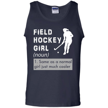 Field Hockey Girl Hockey Lover T-shirt Navy