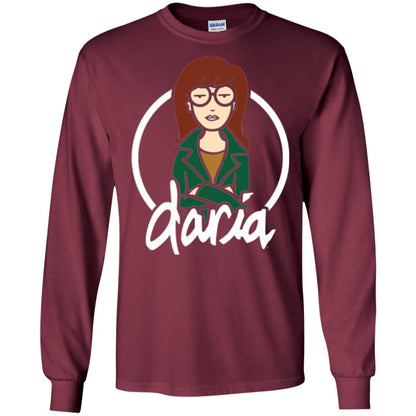 Mtv Daria T-shirt Mad At The World Maroon
