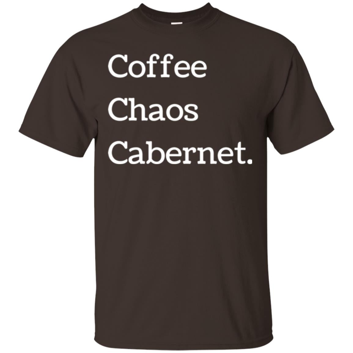 Coffee Chaos Cabernet T-shirt Dark Chocolate