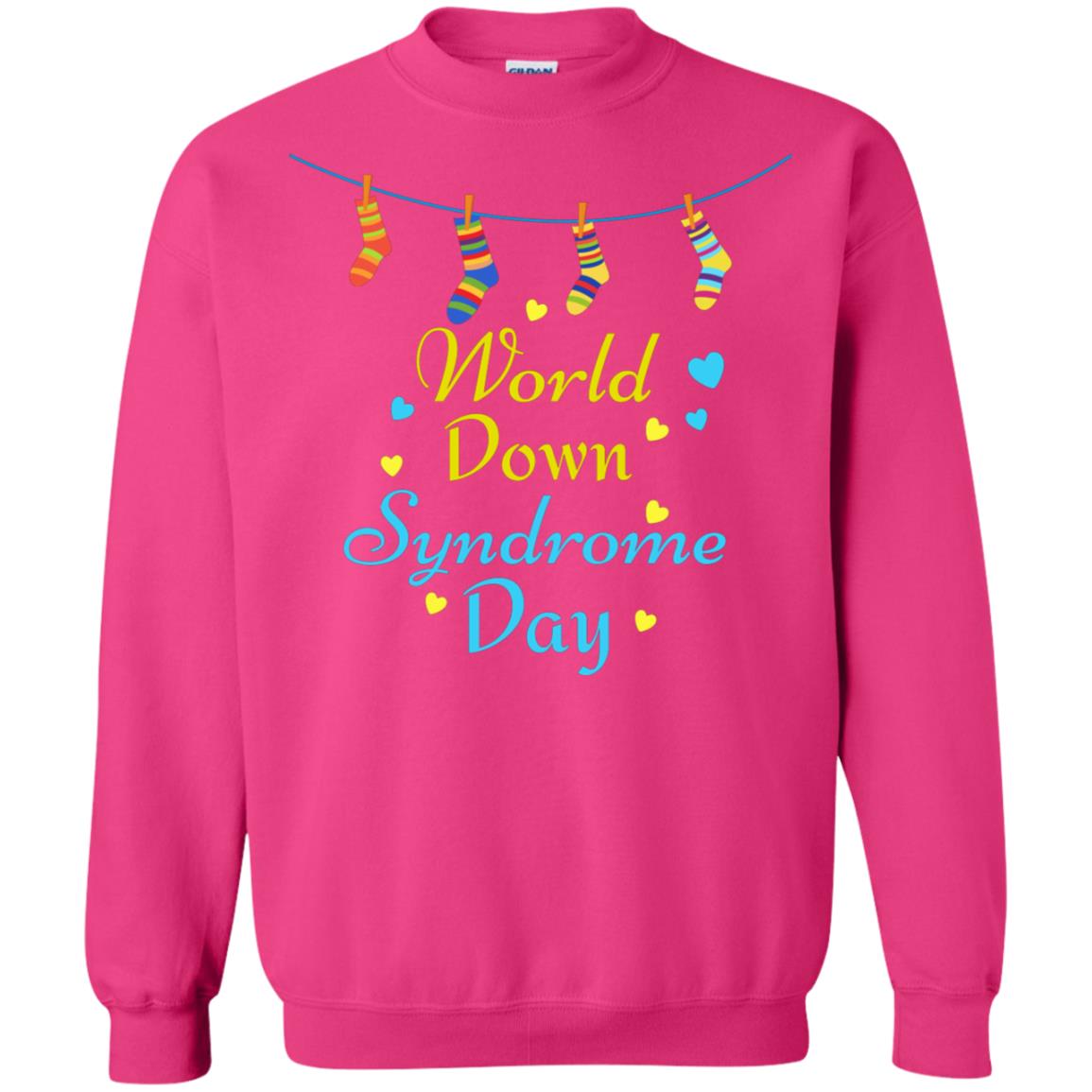 World Down Syndrome Day 21st March Gift Shirt Heliconia