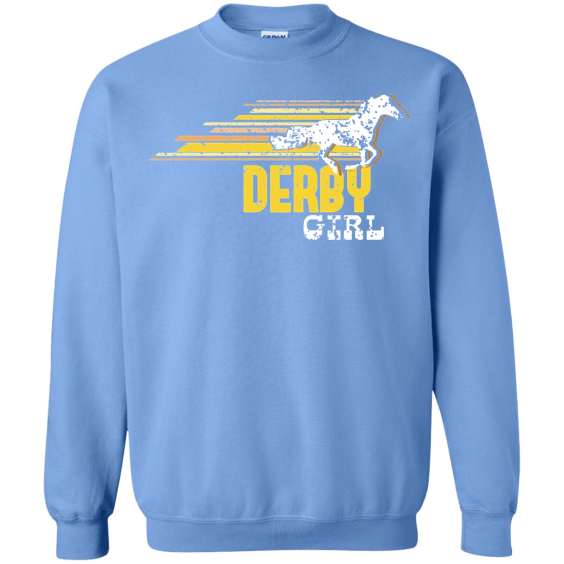Derby Girl Derby Women Horse Race Shirt Carolina Blue