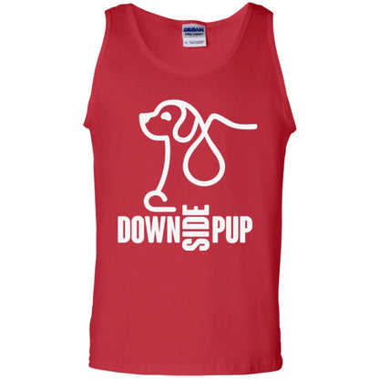 Dog Lover T-shirt Down Side Pup T-shirt Red