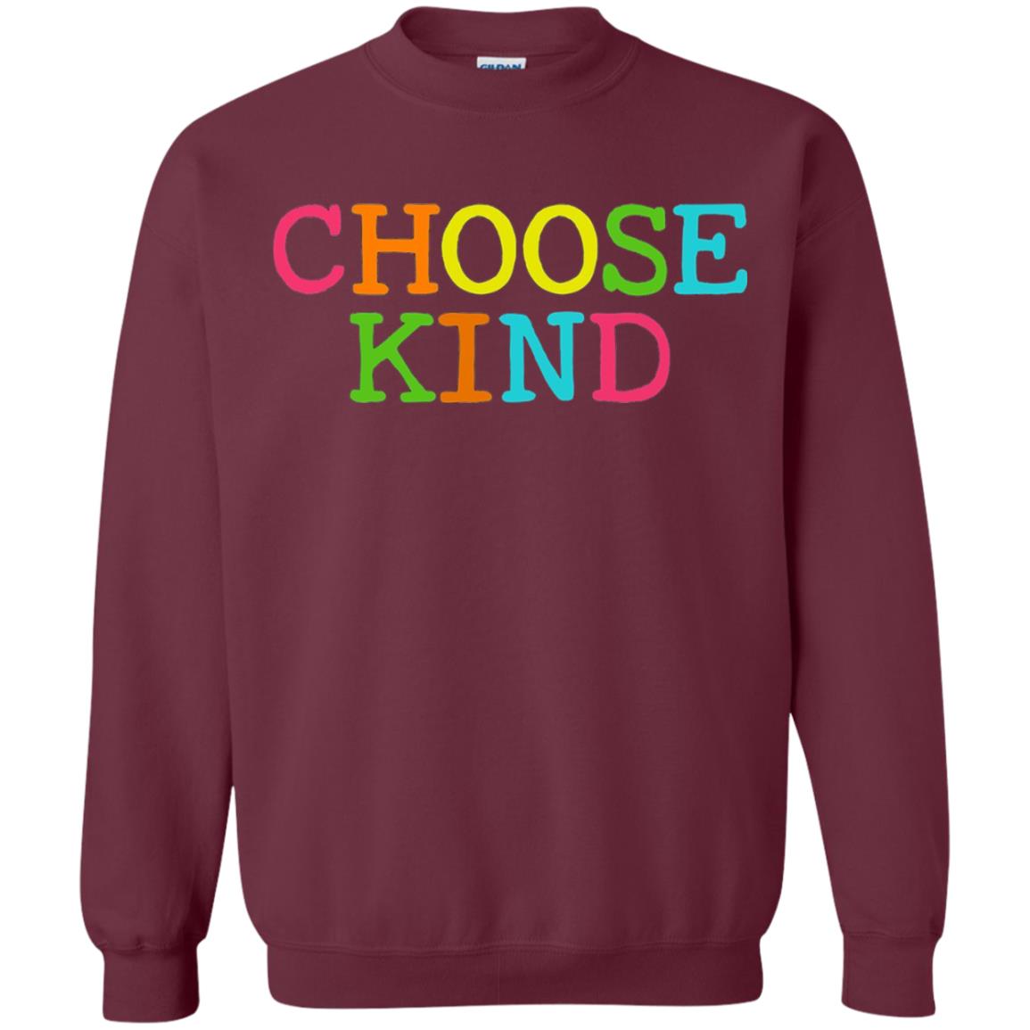 Choose Kind Be Kind Anti Bullying T-shirt Maroon