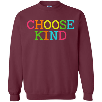 Choose Kind Be Kind Anti Bullying T-shirt Maroon
