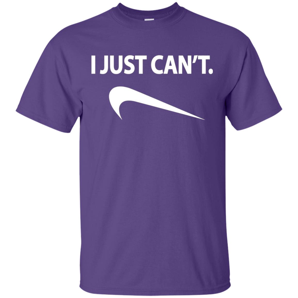 Funny I Just Cant Shirt Purple