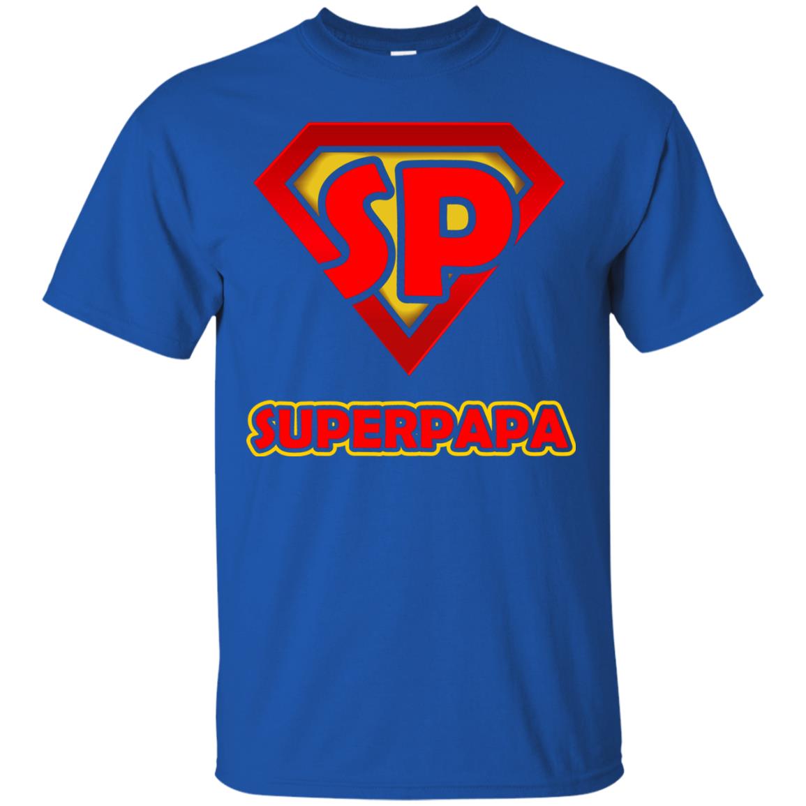 Superpapa Grandfather Grandpapa Shirt Royal