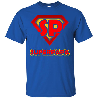 Superpapa Grandfather Grandpapa Shirt Royal