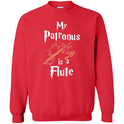 Musician T-shirt My Patronus Is A Flute Red