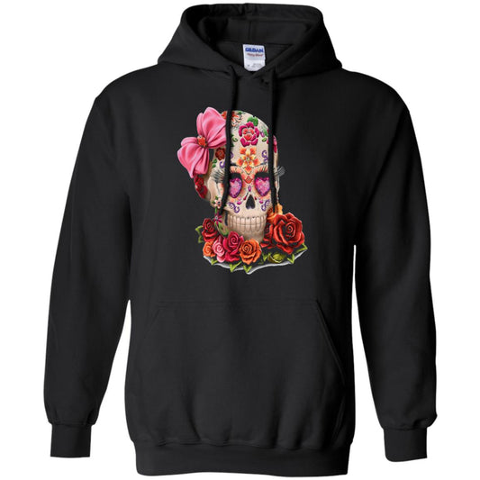Cinco De Mayo Skull Women Flower Shirt Black