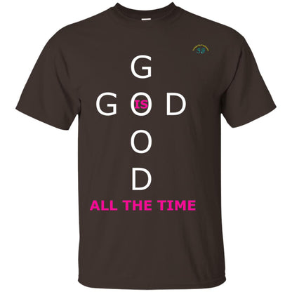 God Is Good All The Time Premium T-shirt Dark Chocolate