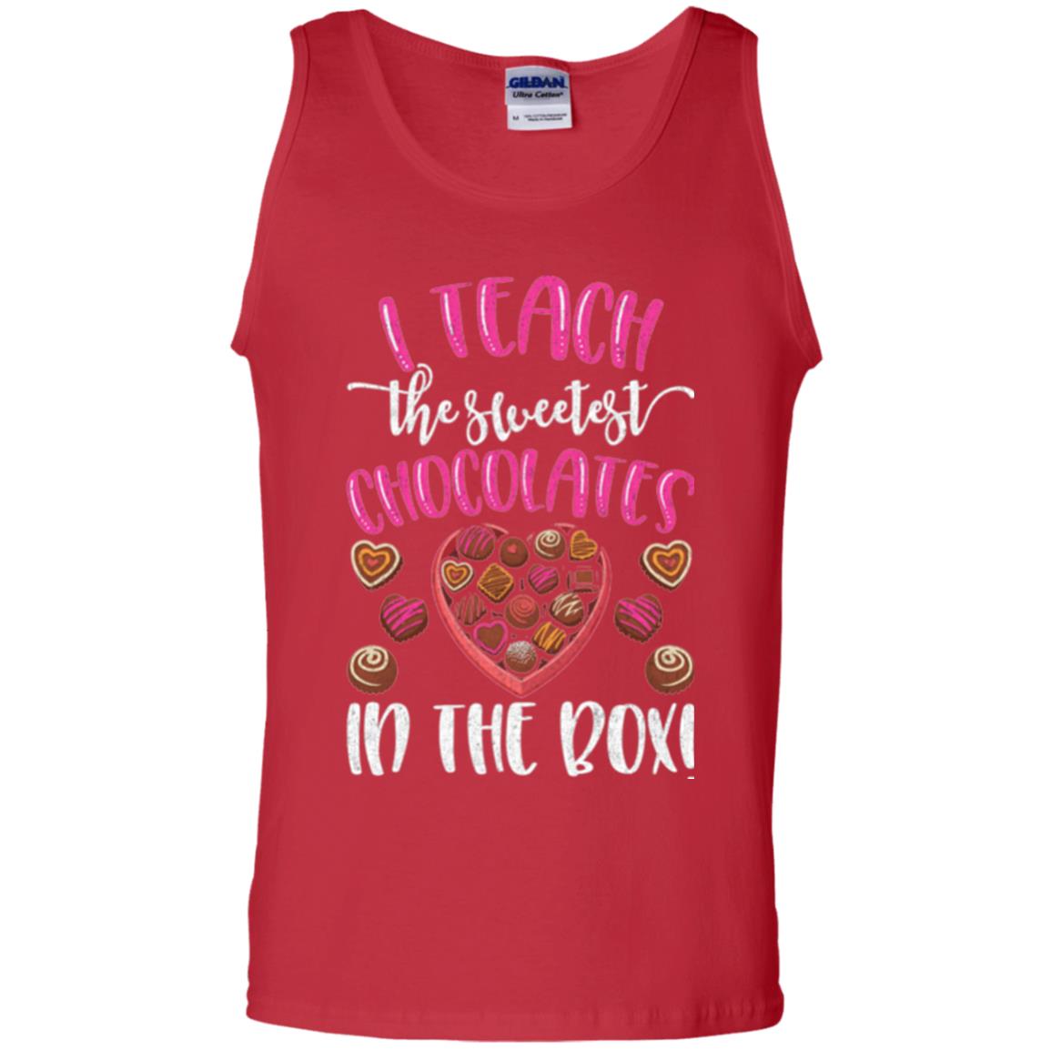 Valentines Day T-shirt I Teach The Sweetest Chocolates In The Box Red