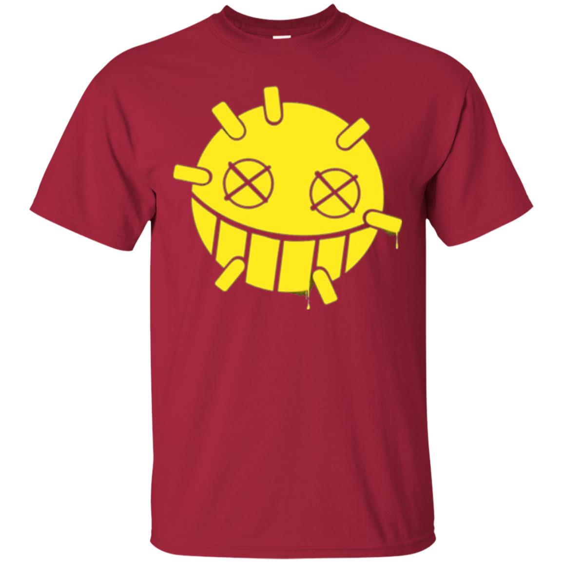 Overwatch Junkrat Smiley Spray T-shirt Cardinal