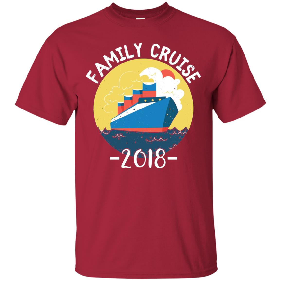 Summer Holiday T-shirt Family Cruise 2018 Cardinal