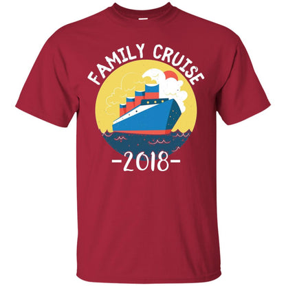 Summer Holiday T-shirt Family Cruise 2018 Cardinal
