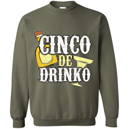 Funny Cinco De Mayo Drinko Celebration T-shirt Military Green