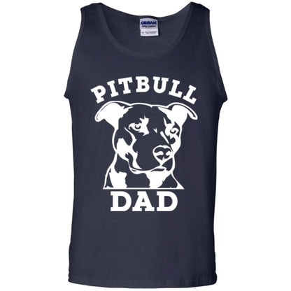 Pit Bull Dad T-shirt Pitbull Lovers Navy