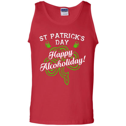 St. Patrick's Day T-shirt Happy Alcoholiday Red