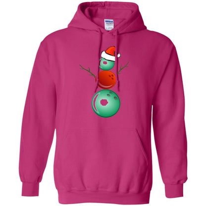 Funny Christmas Shirts Bowling Snowman Heliconia