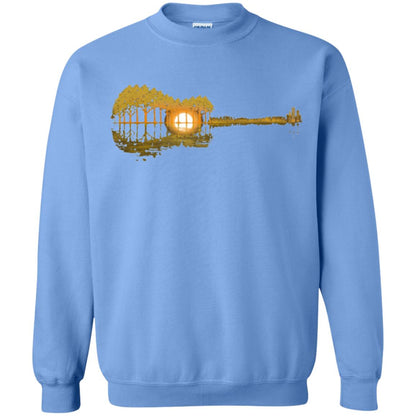 Guitar Lovers T-shirt Guitar Lake Shadow Carolina Blue