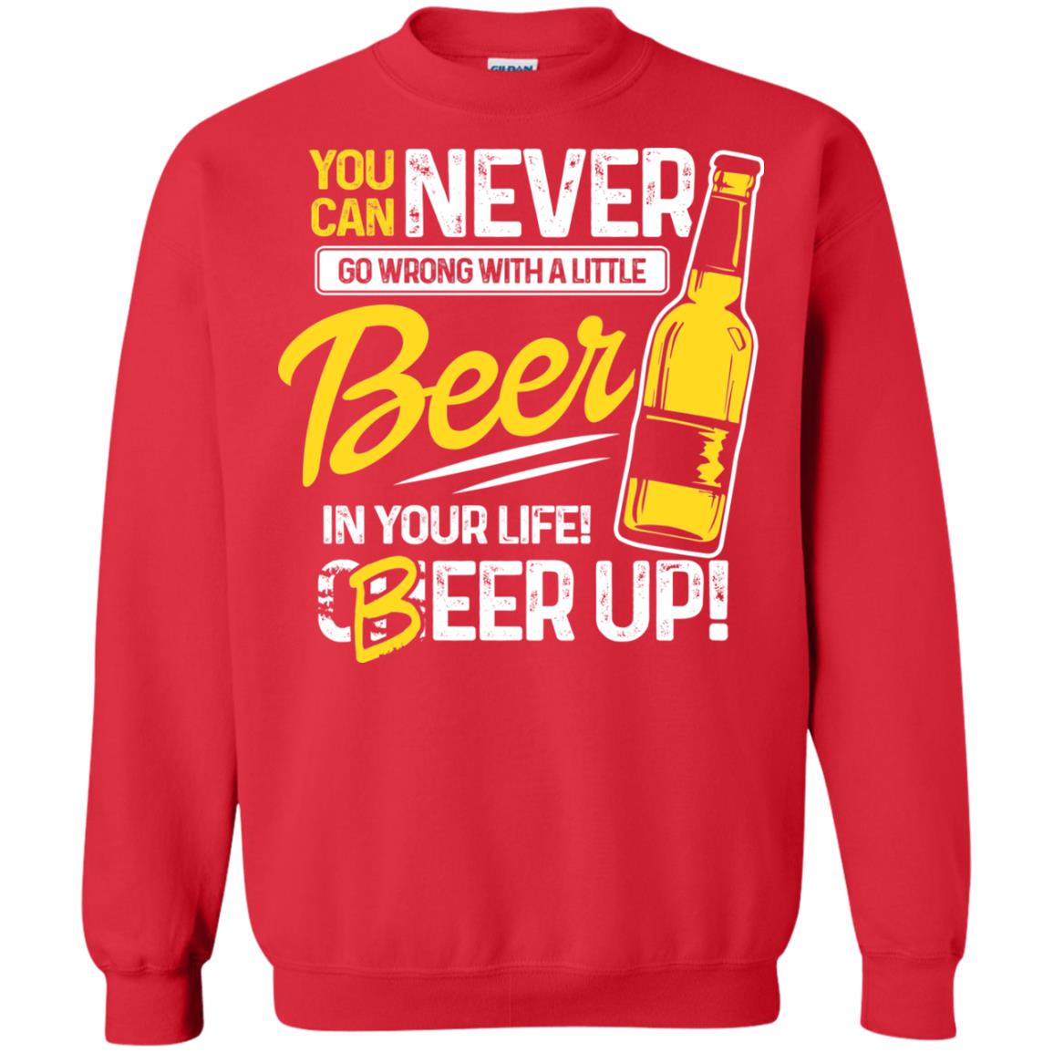 You Can Never Go Wrong With A Little Beer In Your Life Rock On Everyone Red