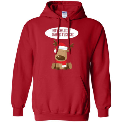 Christmas T-shirt I Always Feel Like Somebody's Watching Me Red