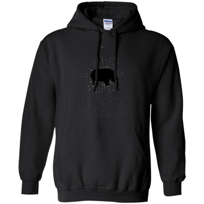 Hippo Lover T-shirt I Just Freaking Love Hippos Ok Black