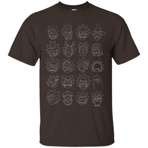 Movie T-Shirt The Many Faces Of Rick