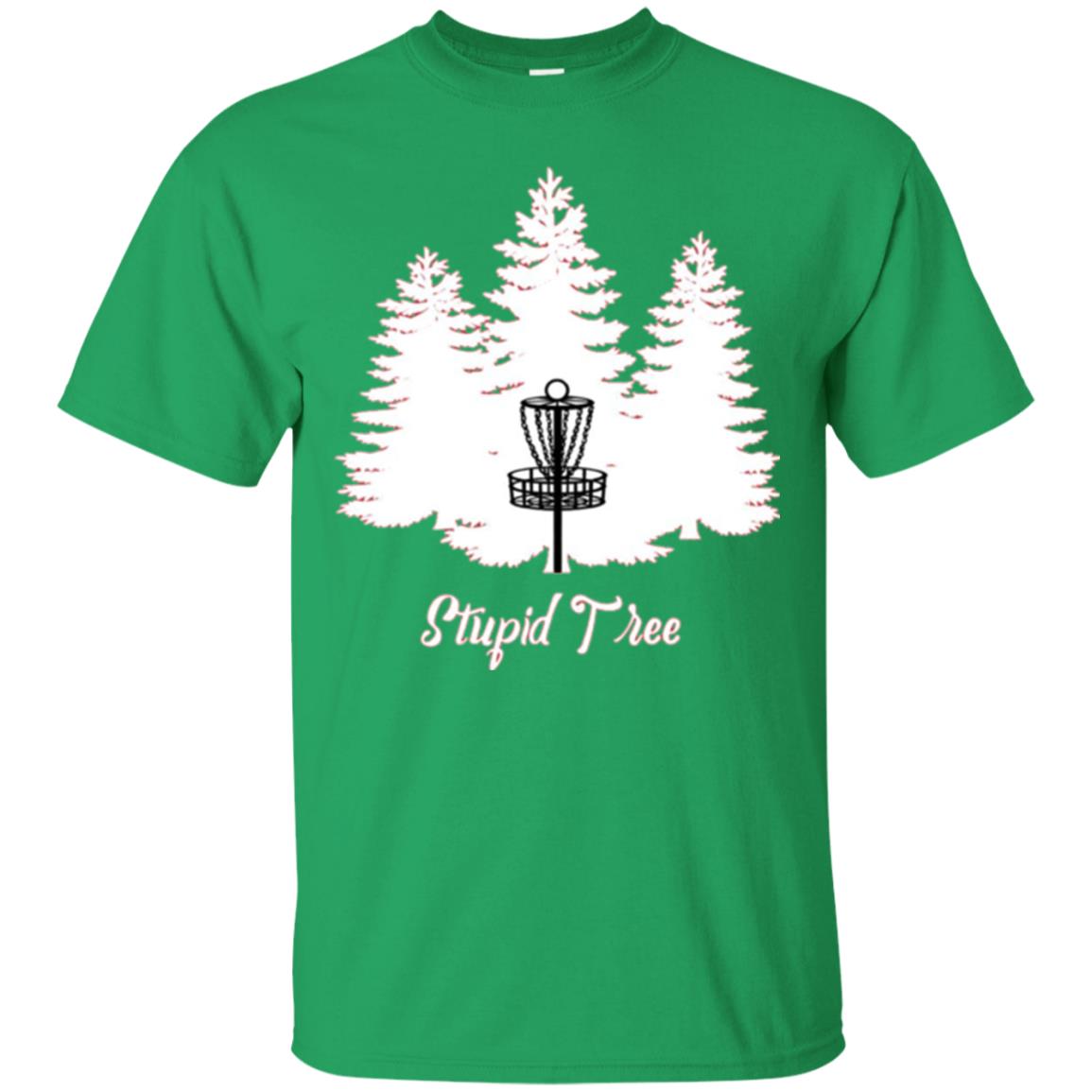 Disc Golf T-shirt Stupid Tree Irish Green