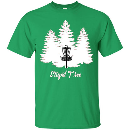 Disc Golf T-shirt Stupid Tree Irish Green