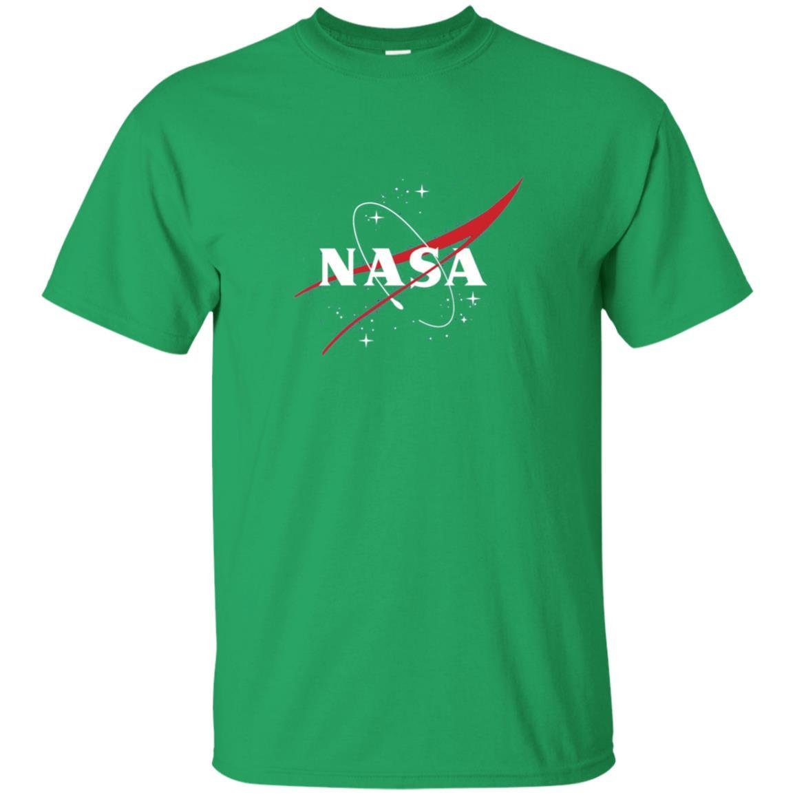 Nasa Full Blue Logo Graphic T-Shirt Irish Green